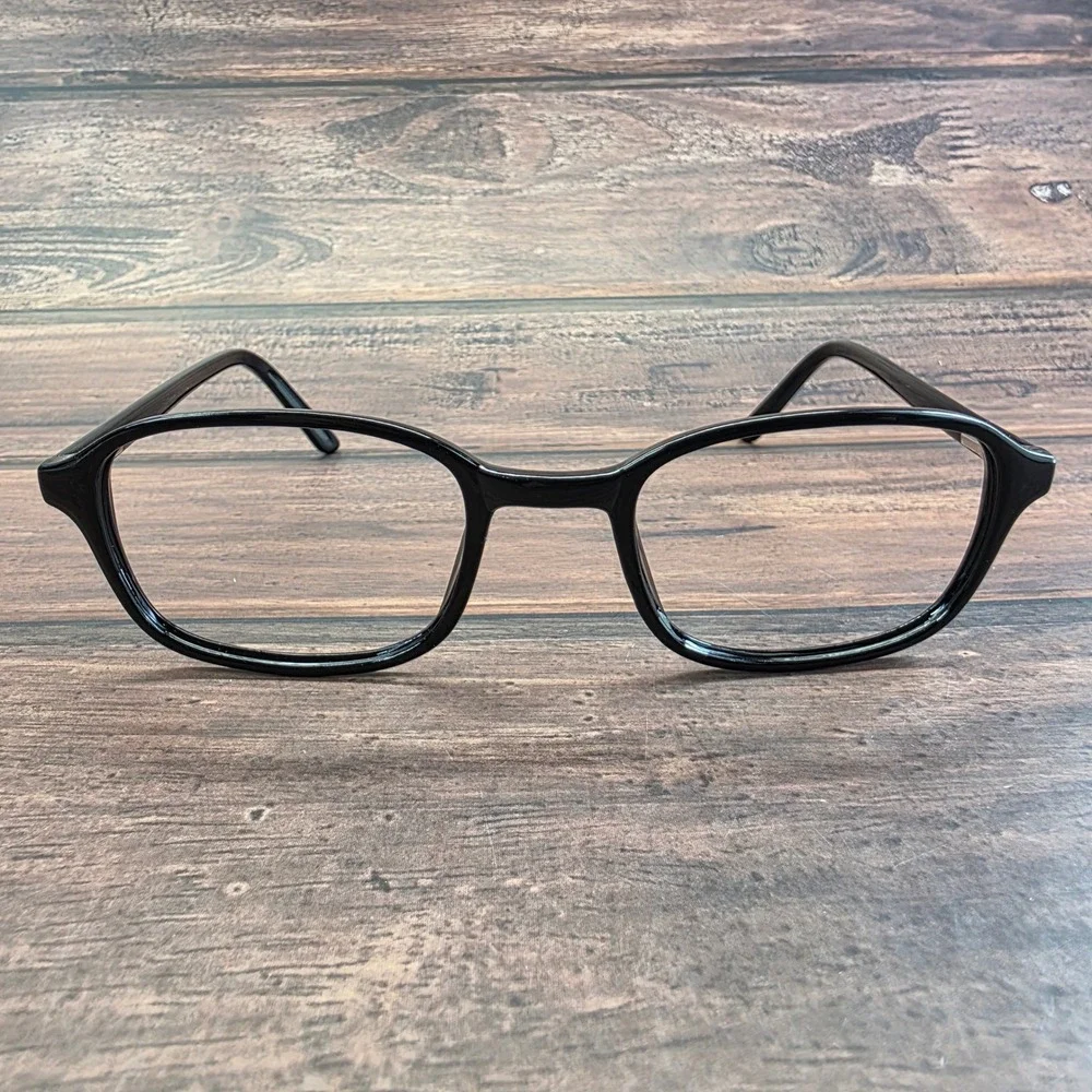 Rochester Optical Black Oval Eyeglass Frames Vintage Style‎ 150mm FRAMES ONLY